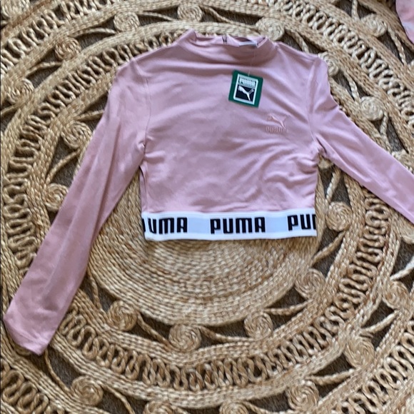 Extremely RARE Puma Woodrose Crop Top S - Picture 3 of 6